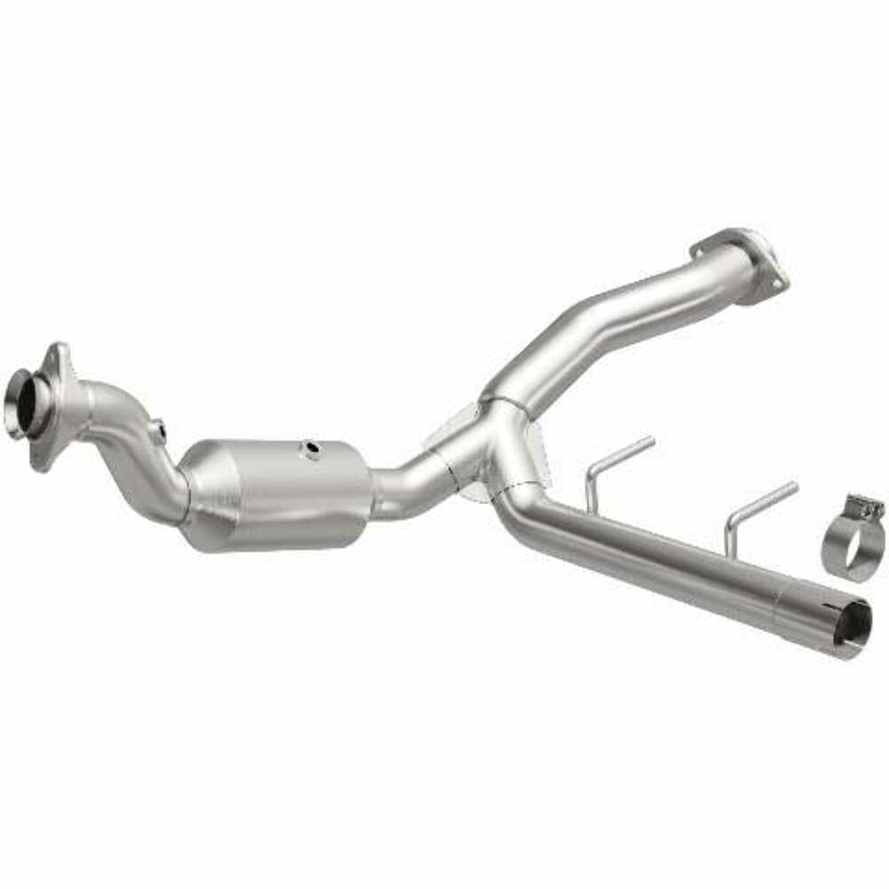 MagnaFlow direct-fit catalytic converter for 2015-2018 Ford F-150 3.5 inch inlet/outlet stainless steel CARB compliant