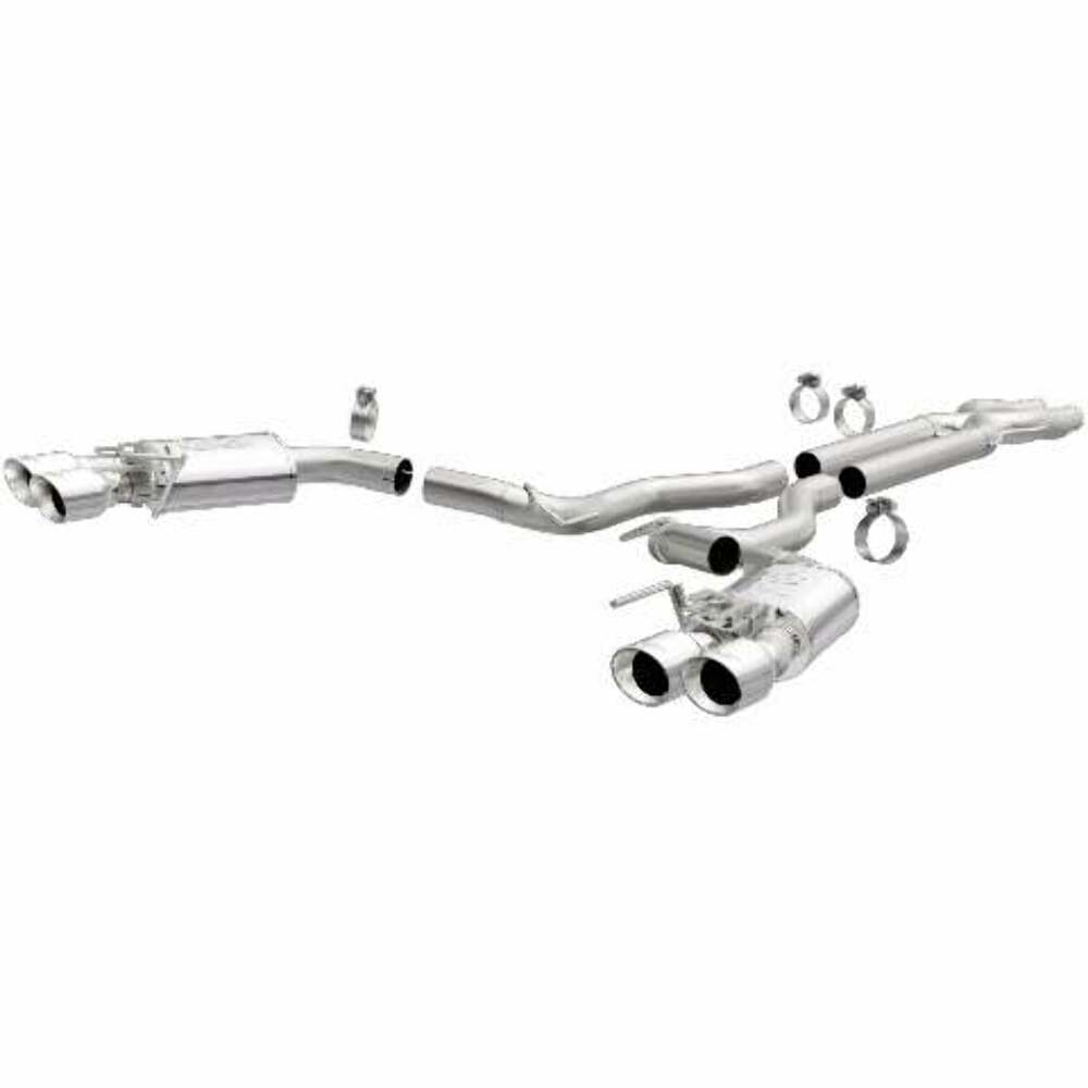 MagnaFlow cat-back exhaust system for 2015-2020 Ford Mustang stainless steel polished 19283