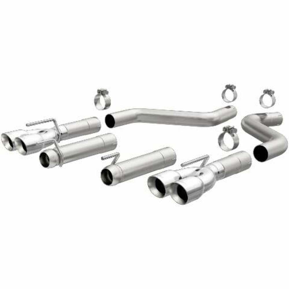 MagnaFlow axle-back exhaust system for 2015-2023 Dodge Challenger stainless steel polished 19206