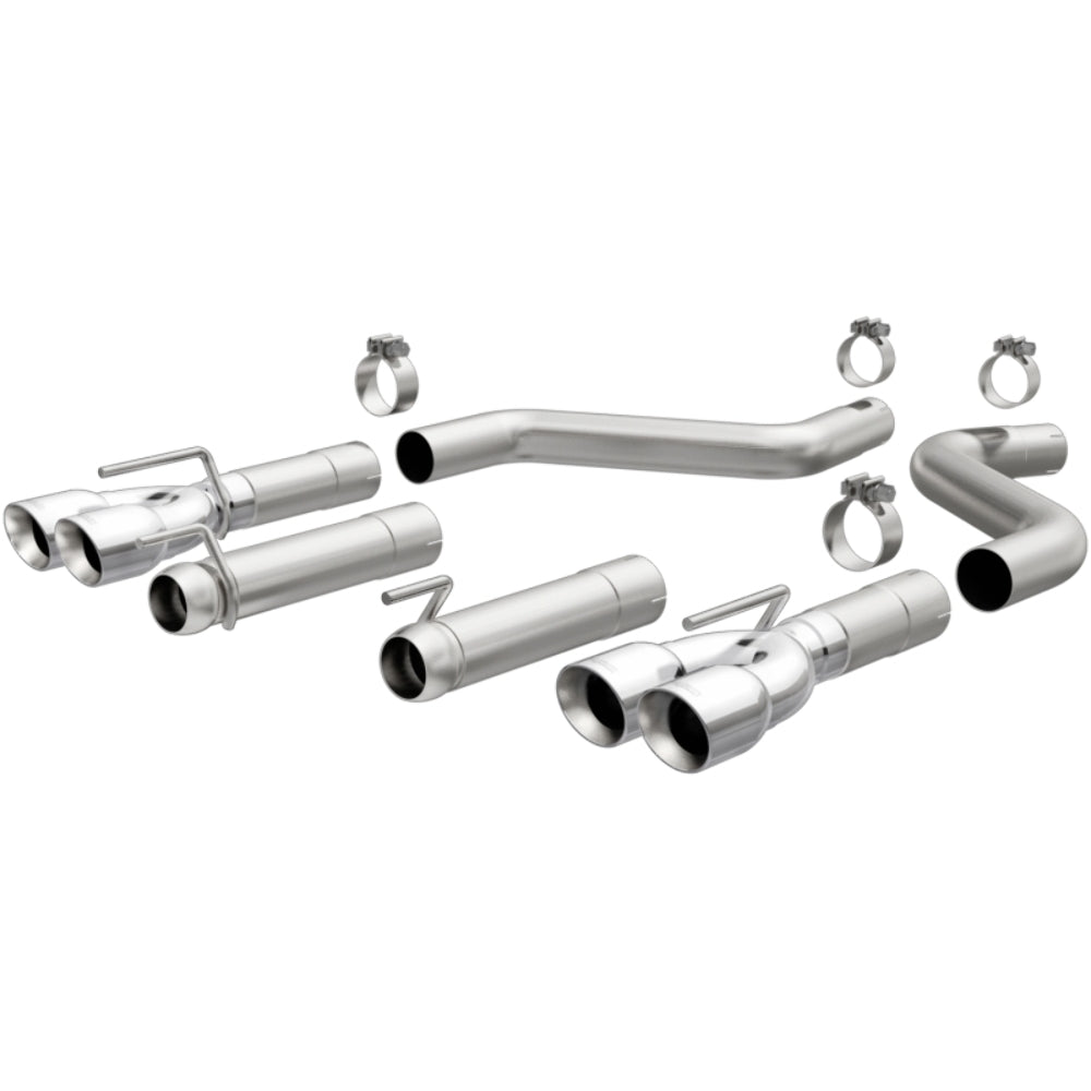 MagnaFlow axle-back exhaust system for 2015-2023 Dodge Challenger stainless steel polished 19206