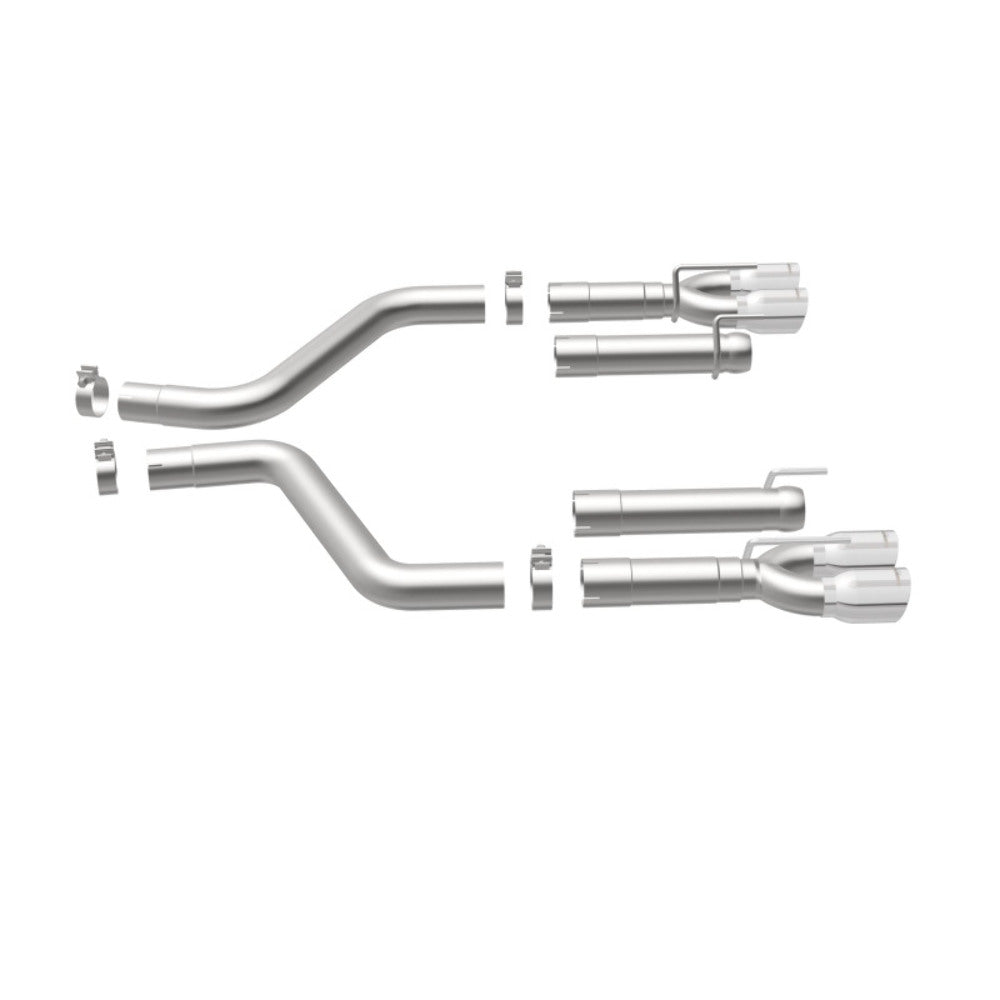 MagnaFlow axle-back exhaust system for 2015-2023 Dodge Challenger stainless steel polished 19206