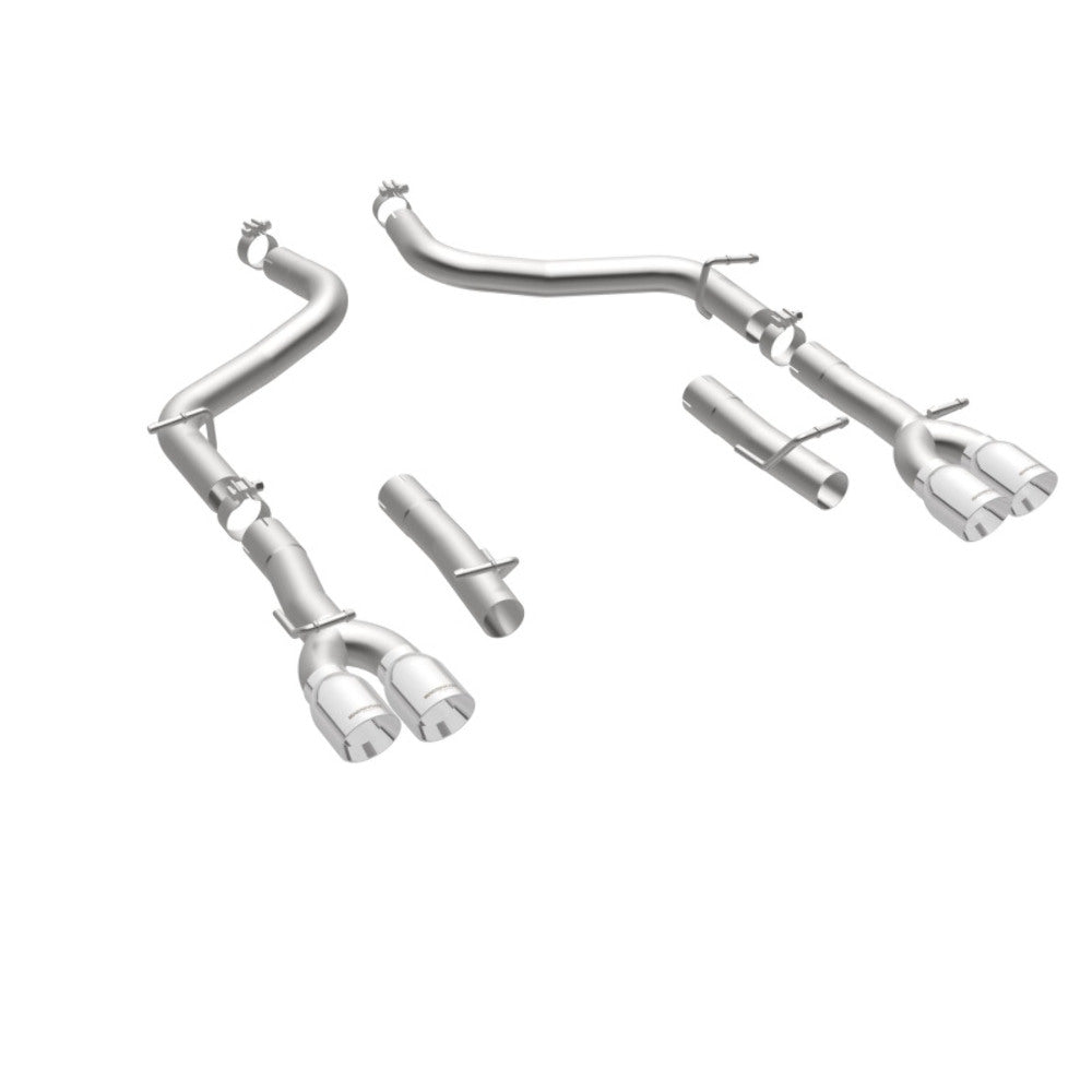 MagnaFlow axle-back exhaust system for 2015-2023 Dodge Challenger stainless steel polished 19218