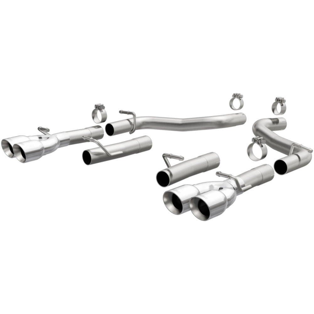 MagnaFlow axle-back exhaust system for 2015-2023 Dodge Challenger stainless steel polished 19218