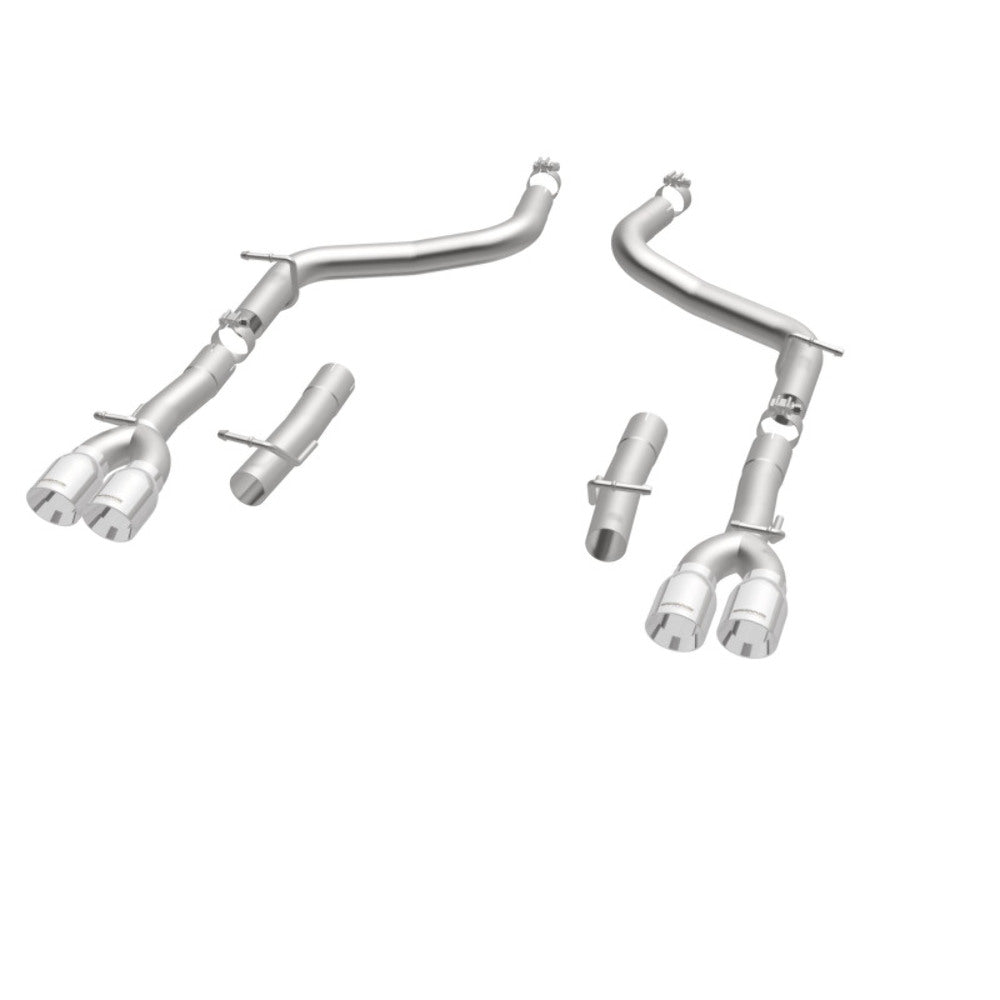 MagnaFlow axle-back exhaust system for 2015-2023 Dodge Challenger stainless steel polished 19218