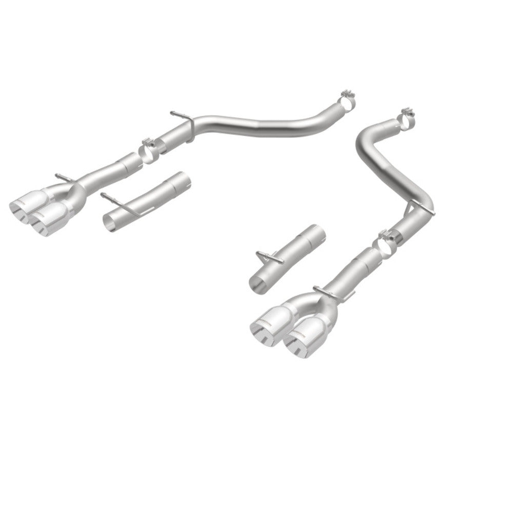 MagnaFlow axle-back exhaust system for 2015-2023 Dodge Challenger stainless steel polished 19218