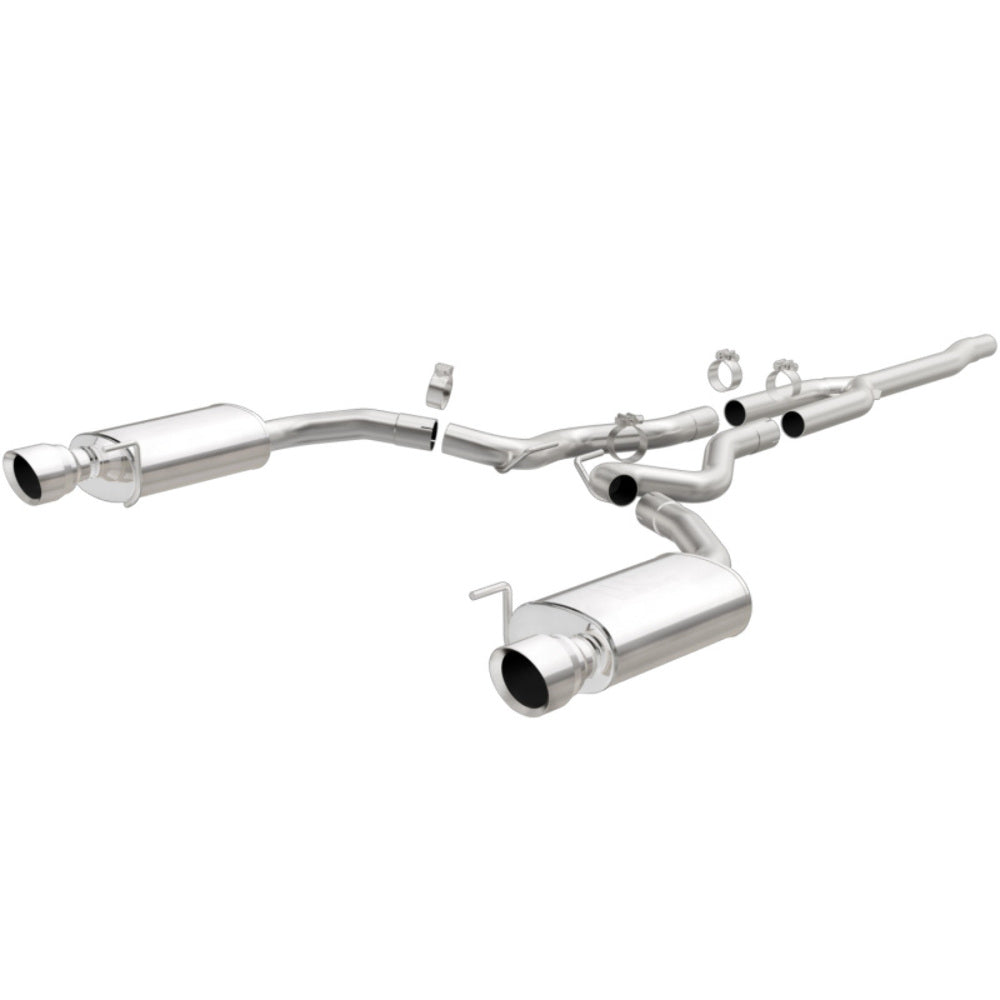 MagnaFlow cat-back exhaust system for 2015-2021 Ford Mustang stainless steel polished 19097