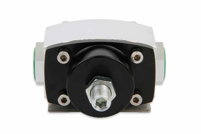 Mr. Gasket fuel pressure regulator fuel pressure range is 4.5 9 PSI aluminum 2015