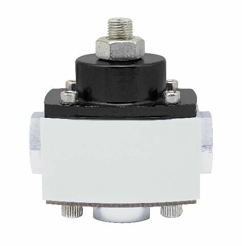 Mr. Gasket fuel pressure regulator fuel pressure range is 4.5 9 PSI aluminum 2015