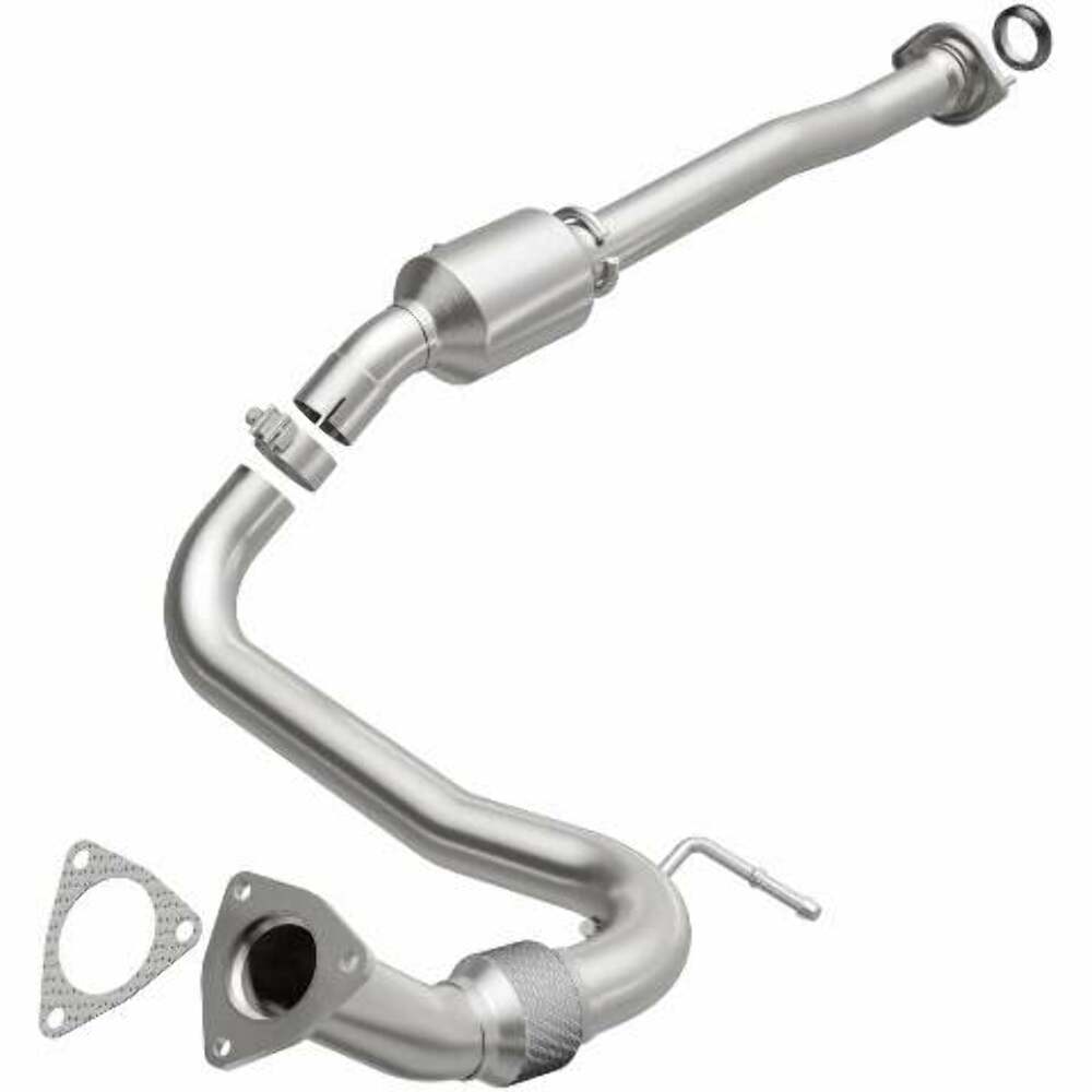MagnaFlow direct-fit catalytic converter fits 2015-2017 Chevrolet Colorado and GMC Canyon, this and 2015 Colorado 2.5 2.5 inch inlet/outlet stainless steel CARB compliant 52609