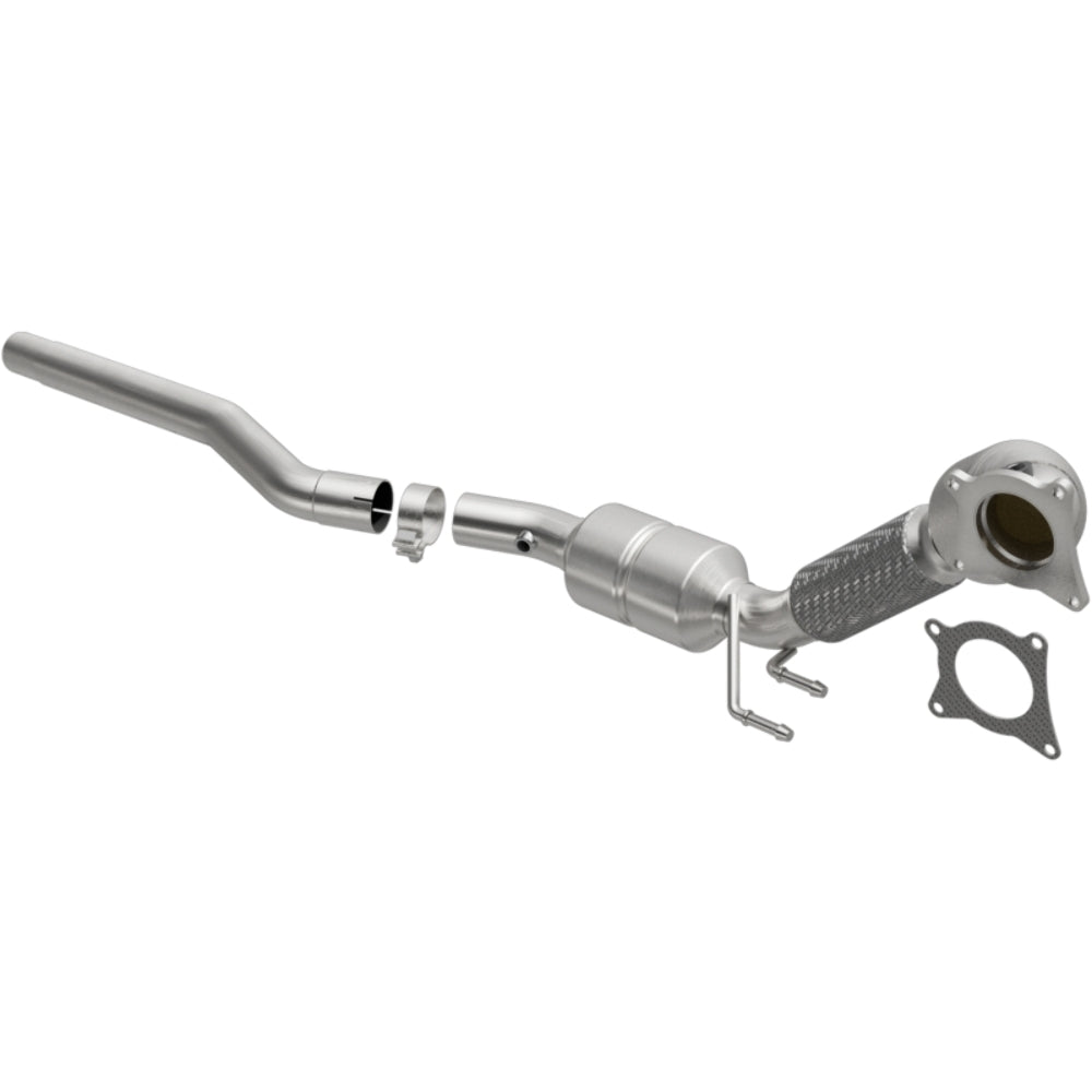 MagnaFlow direct-fit catalytic converter fits 2009-2017 Volkswagen Tiguan, 2015 Audi Q3, and more, this and 2015 Q3 L4 2 stainless steel CARB compliant 52408