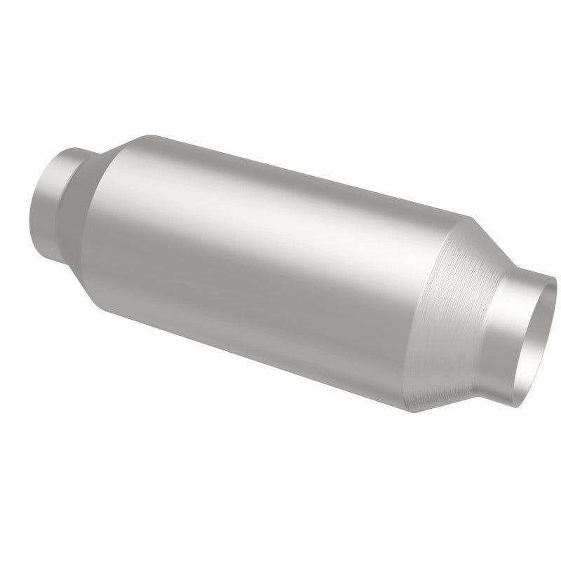 MagnaFlow universal catalytic converter 2.25 inch inlet/outlet stainless steel CARB compliant 5582405