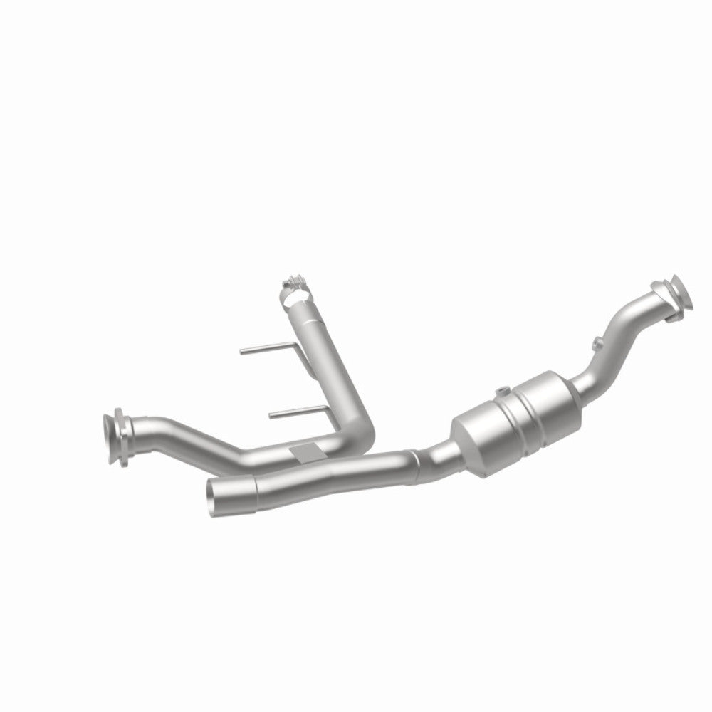 MagnaFlow direct-fit catalytic converter for 2017-2018 Ford F-150 3.5 inch inlet/outlet stainless steel CARB compliant OBDII 52592