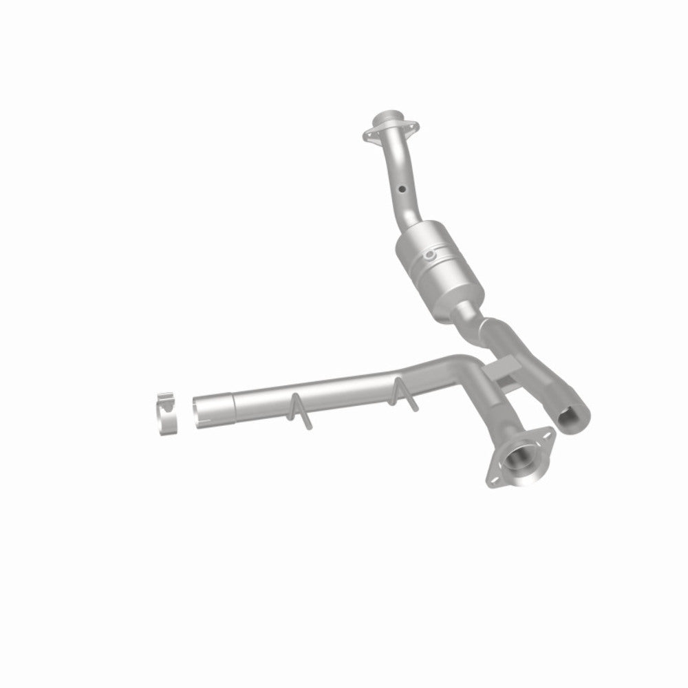 MagnaFlow direct-fit catalytic converter for 2017-2018 Ford F-150 3.5 inch inlet/outlet stainless steel CARB compliant OBDII 52592