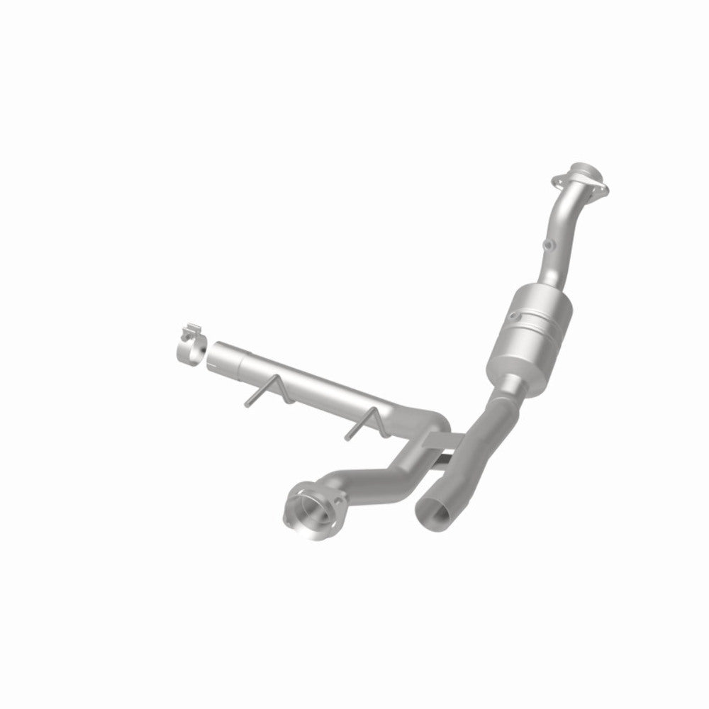 MagnaFlow direct-fit catalytic converter for 2017-2018 Ford F-150 3.5 inch inlet/outlet stainless steel CARB compliant OBDII 52592