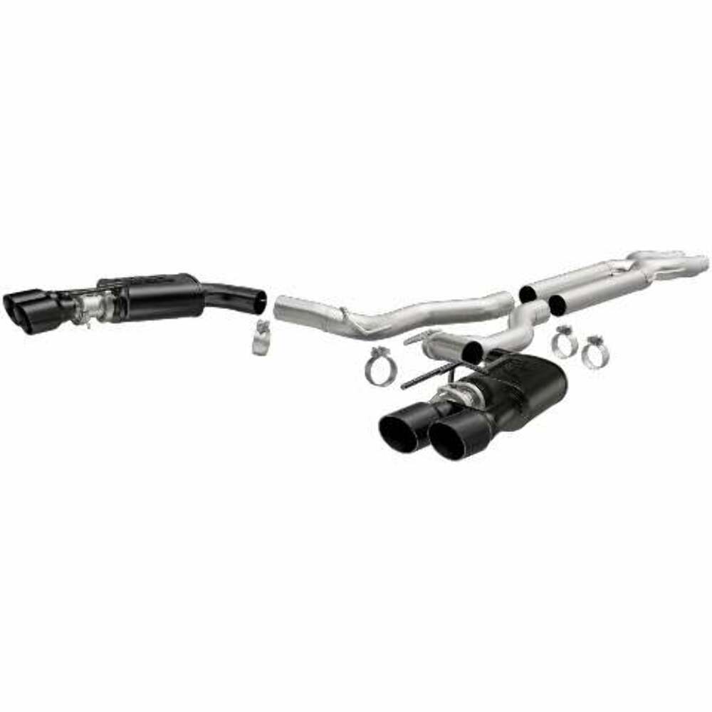 MagnaFlow cat-back exhaust system for 2018-2023 Ford Mustang stainless steel black 19369