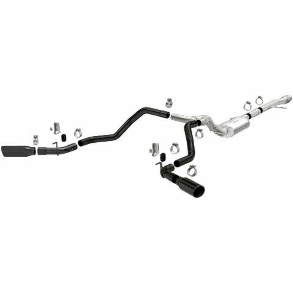 MagnaFlow cat-back exhaust system for 2019-2021 Chevy Silverado 1500 stainless steel black 19474