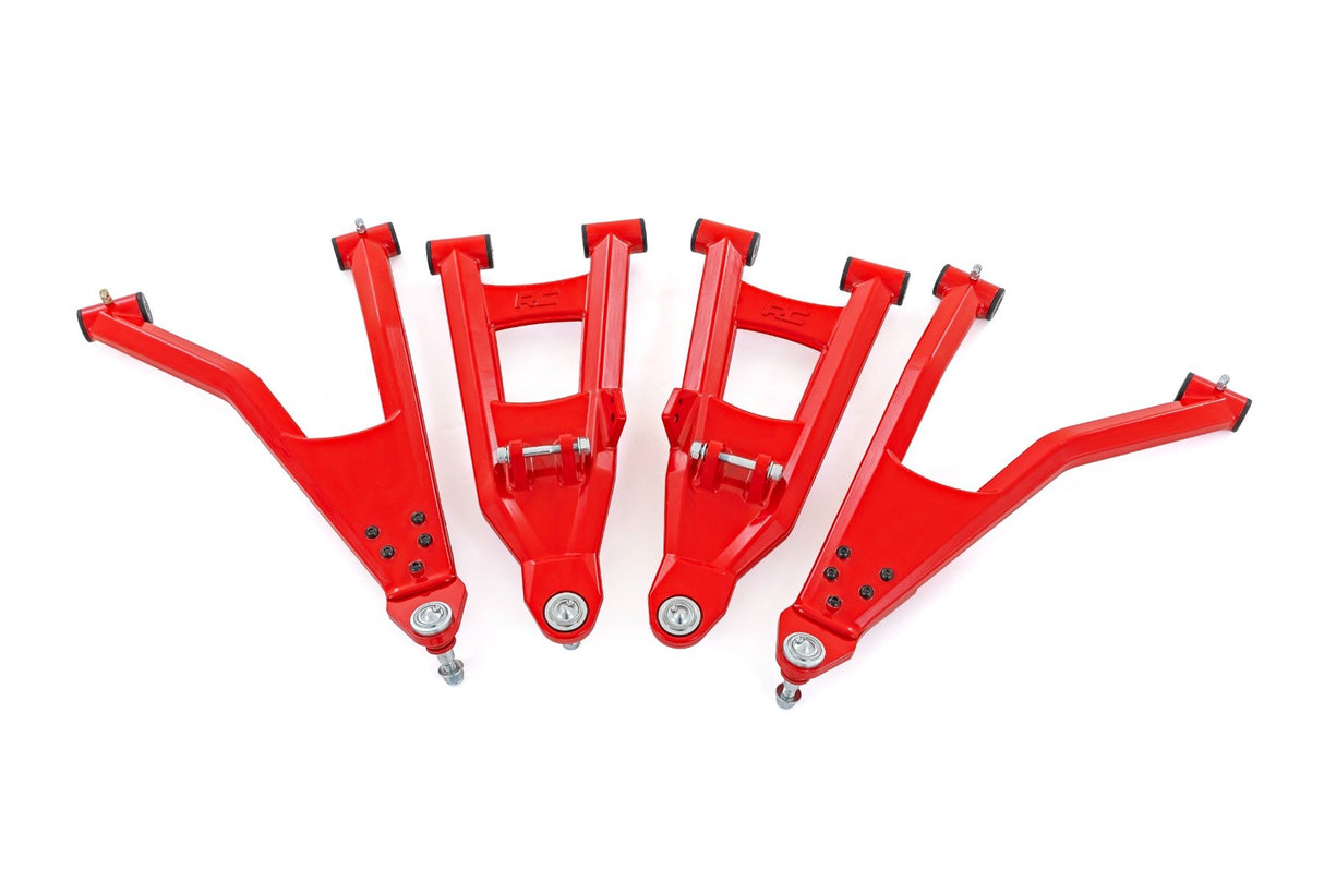 2021-2024 Polaris Ranger XP 1000 Trail Boss Red Aluminum Control Arms 93174RED