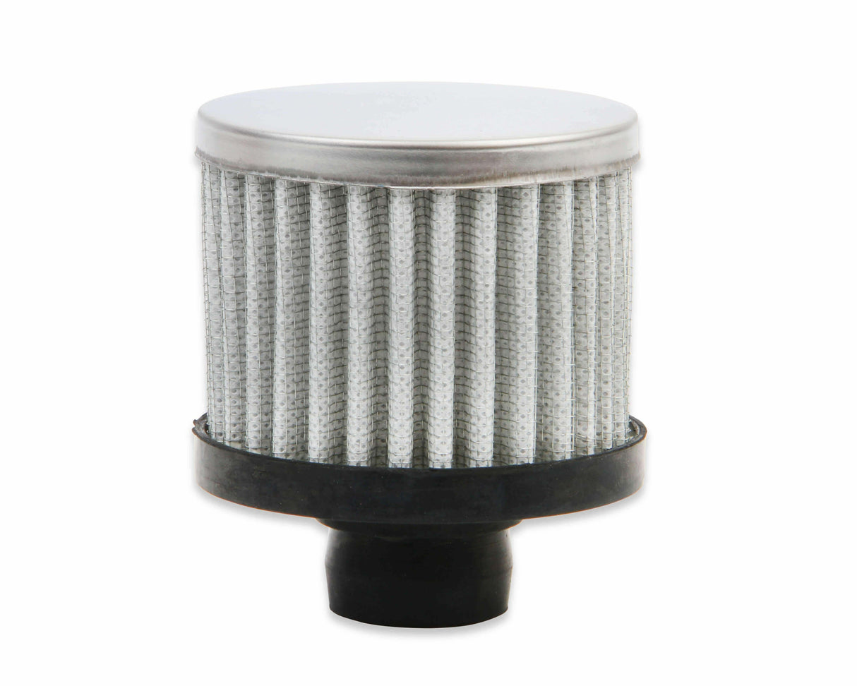 Mr Gasket 2049 Oil Breather Cap - Open Element - Push-On Style - Universal Fit