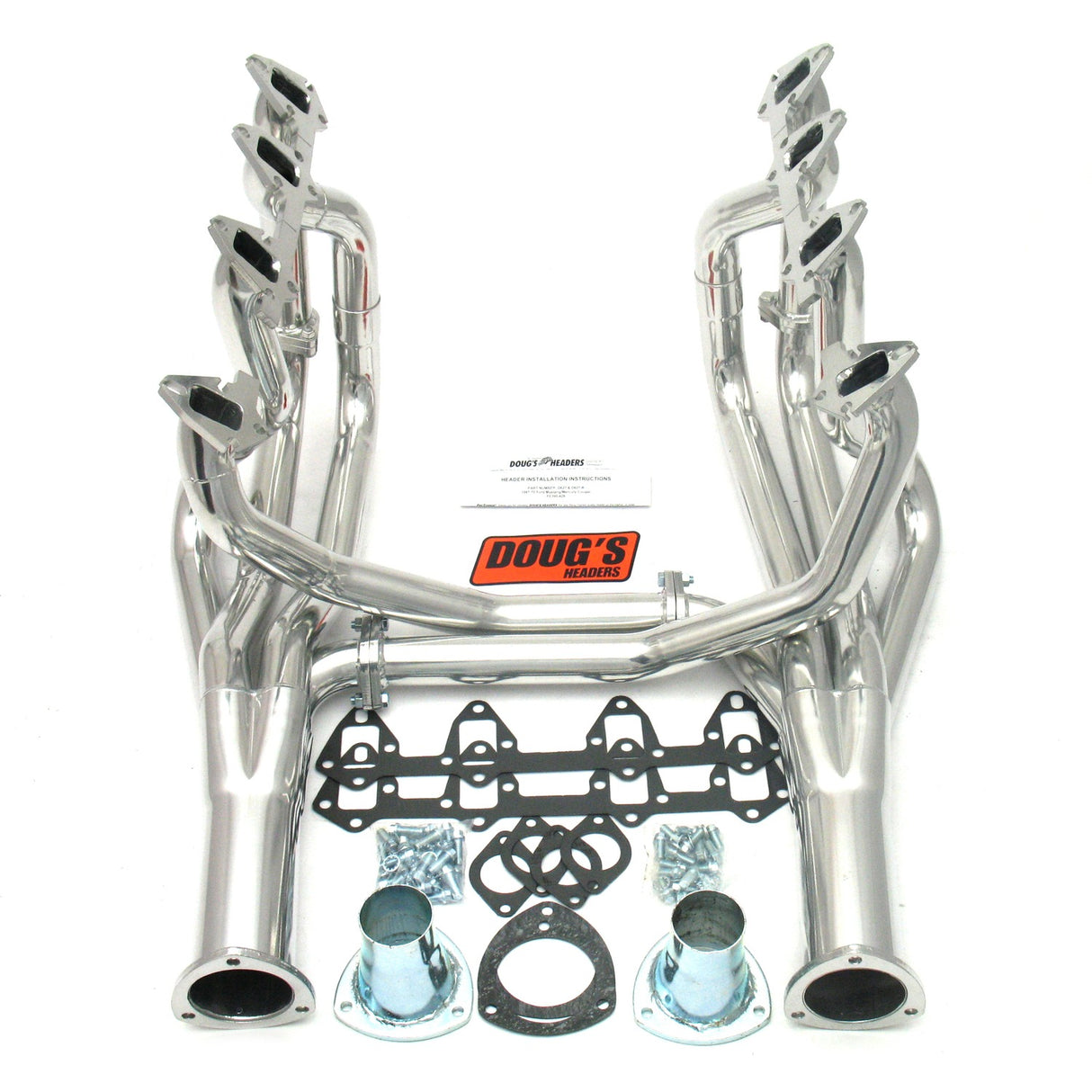 Long Tube Headers for 66-70 Ford 390-428 FE Motor 2in Primary D627