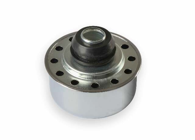 Mr. Gasket chrome push in valve cover breather fits 3/4 PCV grommets 2057