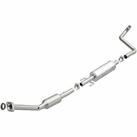MagnaFlow direct-fit catalytic converter for 2000-2005 Toyota 1.5 inch inlet/outlet stainless steel CARB compliant OBDII