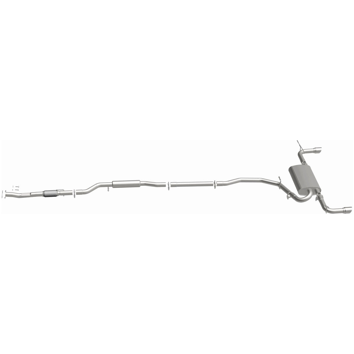 2007-2014 Ford Edge Direct-Fit Replacement Exhaust System 106-0489 aluminized steel