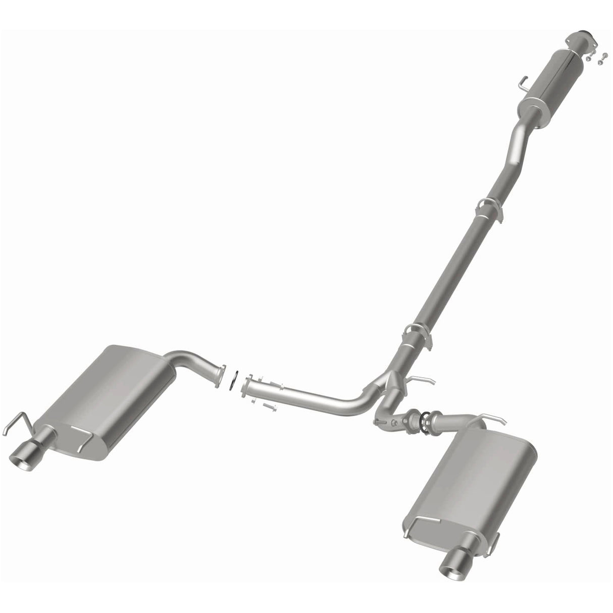 2007-2012 Lexus ES350 Direct-Fit Replacement Exhaust System 106-0557 steel