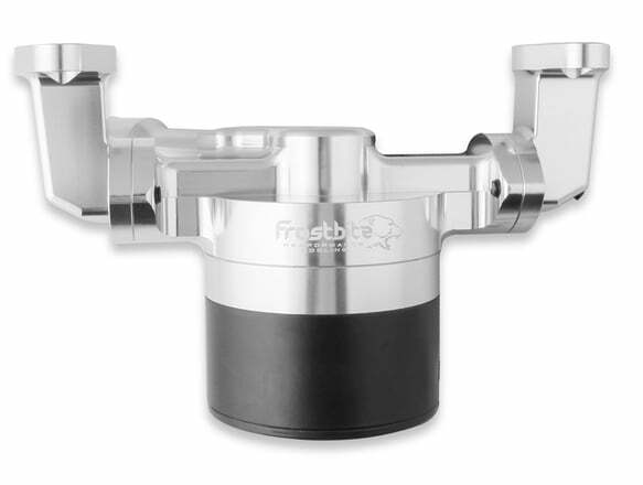 Billet Electric Water Pump - 22-131 for 1955-1956 Chevy Corvette aluminum polished