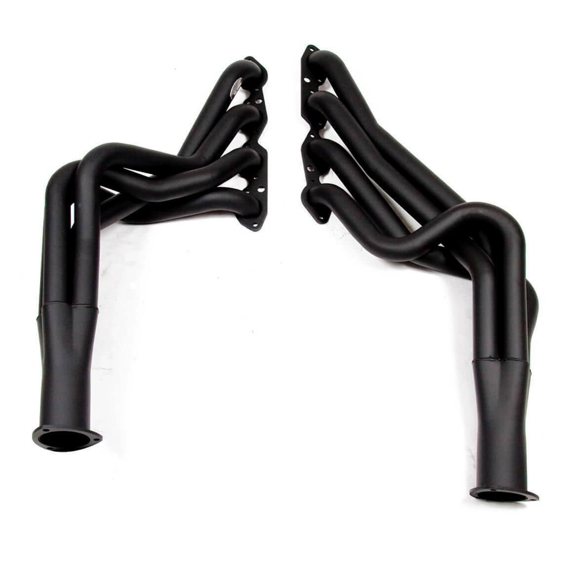 Hooker 1968-1973 Chevrolet Chevelle Long Tube Headers Super Competition 2217HKR for 1968-1973 Chevy Chevelle black ceramic coated long tube