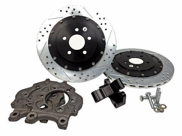 2013-2014 Mustang EradiSpeed Plus Disc Brake Rotors Rear 2262022 slotted