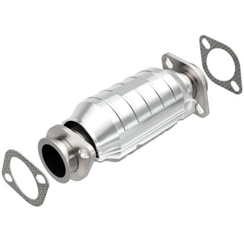 MagnaFlow direct-fit catalytic converter for 1987-1989 Nissan 2.25 inch inlet/outlet stainless steel Federal EPA compliant OBDII 22764