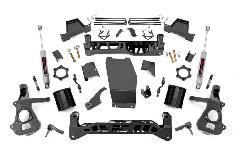 Fits Chevy/GMC 1500 (14-18 & Classic) 7 Inch Lift Kit; Cast Steel; Vertex; 22851