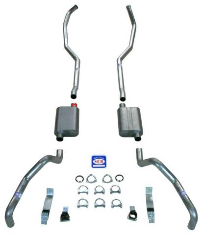 Fits 1967 - 1969 Camaro 2-1/2" Exhaust System with Quickflow Mufflers 23004