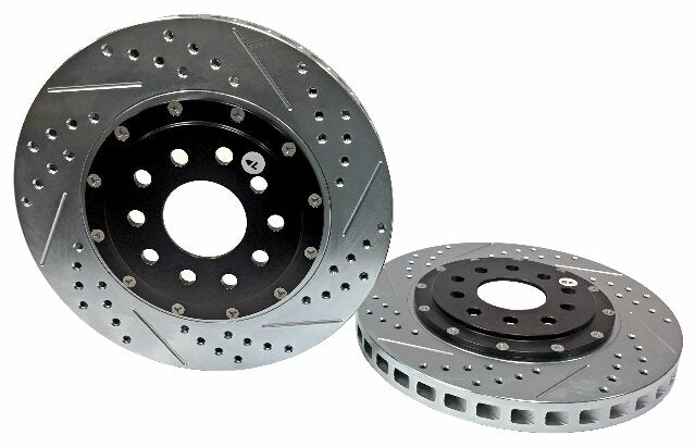 2004-2009 XLR EradiSpeed Plus Disc Brake Rotors Front 2301011 slotted