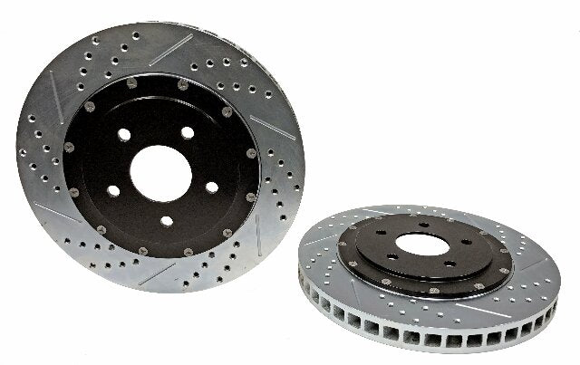 2006-2009 XLR EradiSpeed Plus Disc Brake Rotors Front 2301052 slotted