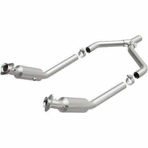 MagnaFlow direct-fit catalytic converter for 2005-2010 Ford Mustang 4.0L stainless steel Federal EPA compliant OBDII 23012