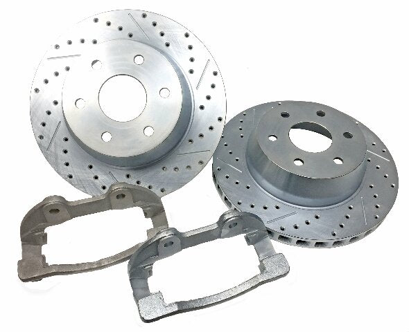 2003-2006 Escalade ESV BIG Claw Disc Brake Rotors Rear 2302024 slotted