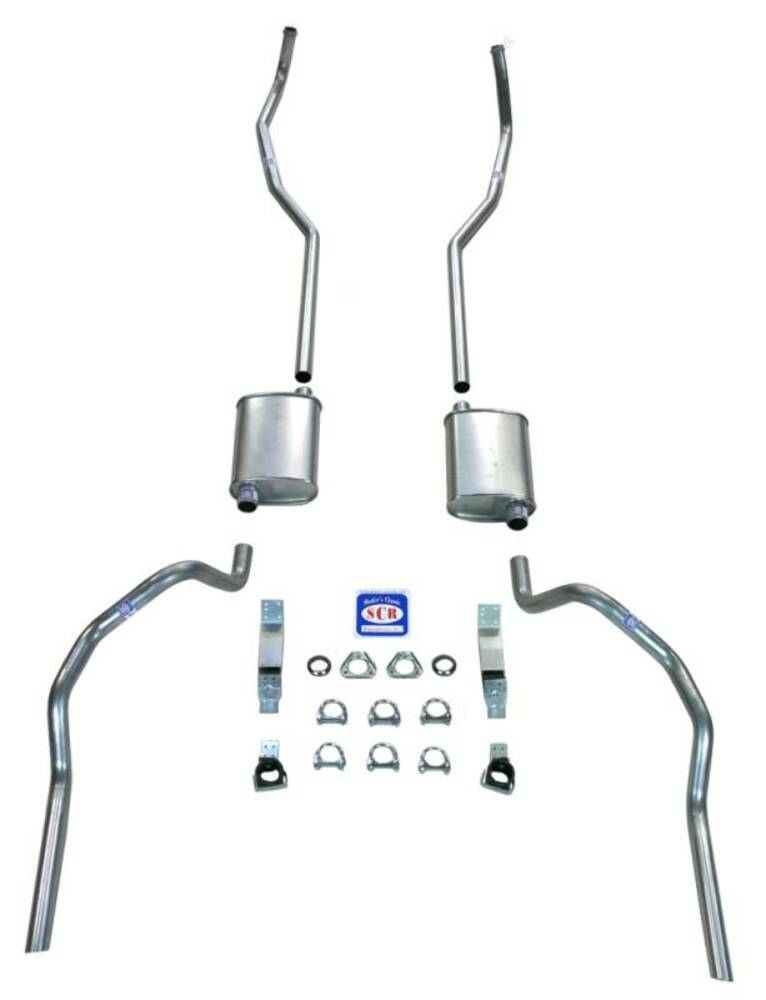 Fits 1967 - 1969 Camaro 2" Exhaust System with Small Block with Cast Iron Manifolds 23029
