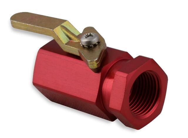 Aluminum Shut-Off Valve - Red - 230500ERL
