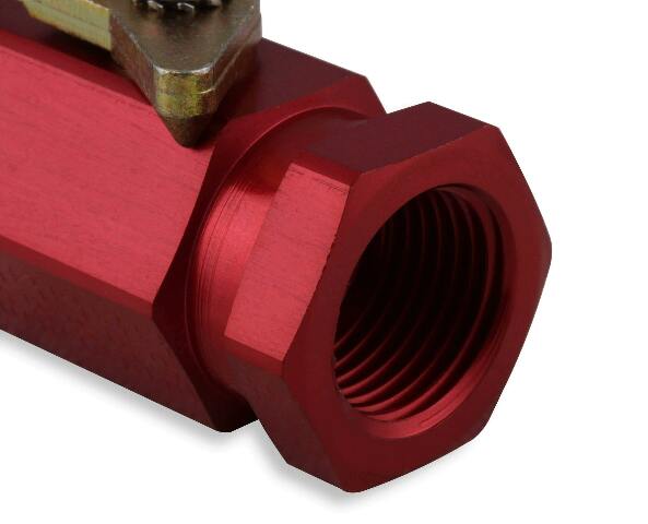 Aluminum Shut-Off Valve - Red - 230500ERL