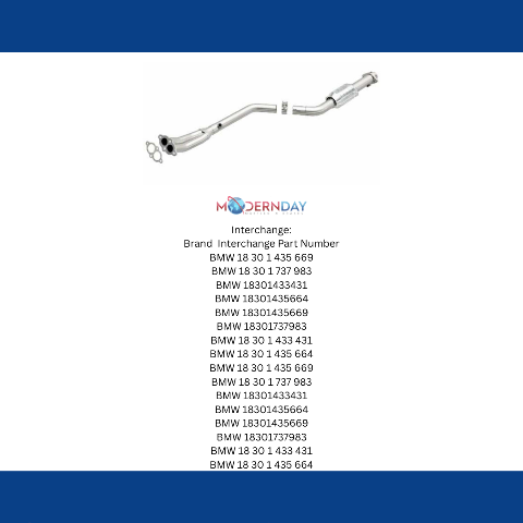 MagnaFlow direct-fit catalytic converter for 1996-1998 BMW stainless steel CARB compliant 23098