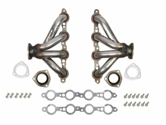 Hooker GM LS-1 Tube 1.625", Collector 2.5",Round; Block Hugger Header-2314HKR