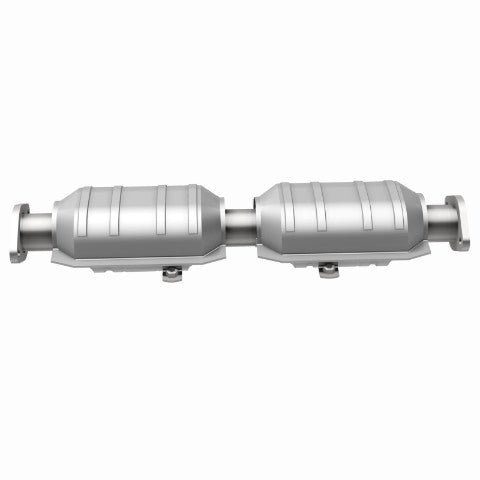 MagnaFlow direct-fit catalytic converter fits 1988 Mitsubishi Galant 3.0L and 1990 Mitsubishi Sigma 3.0L stainless steel Federal EPA compliant OBDII 23250