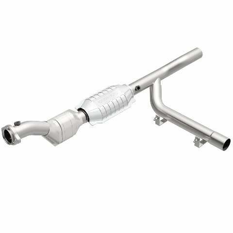 MagnaFlow direct-fit catalytic converter for 1997-1998 Ford F-150 passenger side stainless steel Federal EPA compliant OBDII 23345