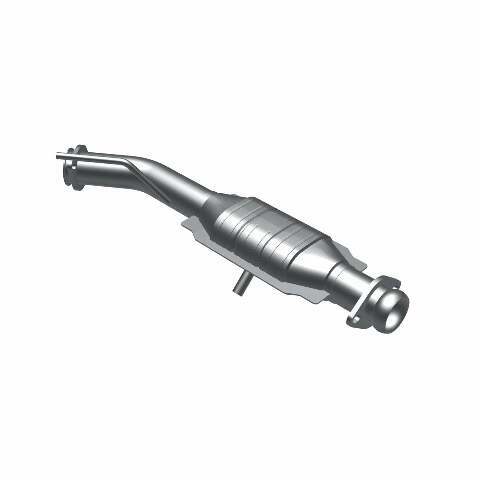 MagnaFlow direct-fit catalytic converter for 1983-1985 Ford Mustang 2.5 inch inlet/outlet stainless steel CARB compliant 23361