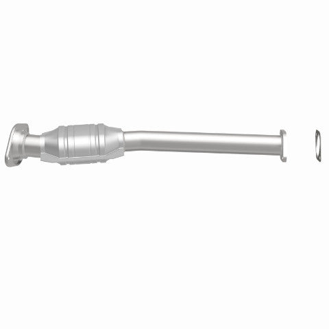 MagnaFlow direct-fit catalytic converter fits 2000-2002 Mercury Cougar, 1998-2000 Ford Contour, and more, this and 2000-2002 Mercury Cougar stainless steel Federal EPA compliant OB