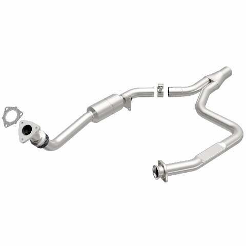 MagnaFlow direct-fit catalytic converter for 1998-1999 Chevy Camaro passenger side stainless steel CARB compliant 23476