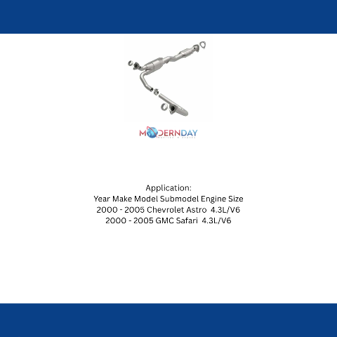 MagnaFlow direct-fit catalytic converter for 2000-2005 Chevy stainless steel CARB compliant 23484