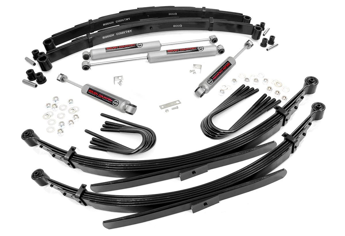 Fits GMC Half-Ton Suburban/Jimmy 4WD(88-91) 2" Lift 52" RR Springs 235-88-9230