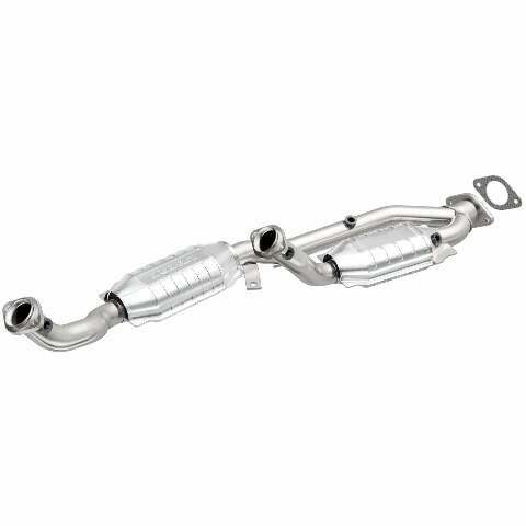 MagnaFlow direct-fit catalytic converter for 1999-2000 Ford stainless steel Federal EPA compliant OBDII 23543